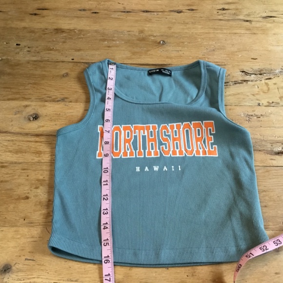 north Shore Hawaii crop top Shein Size S new tank ribbed - Picture 7 of 7